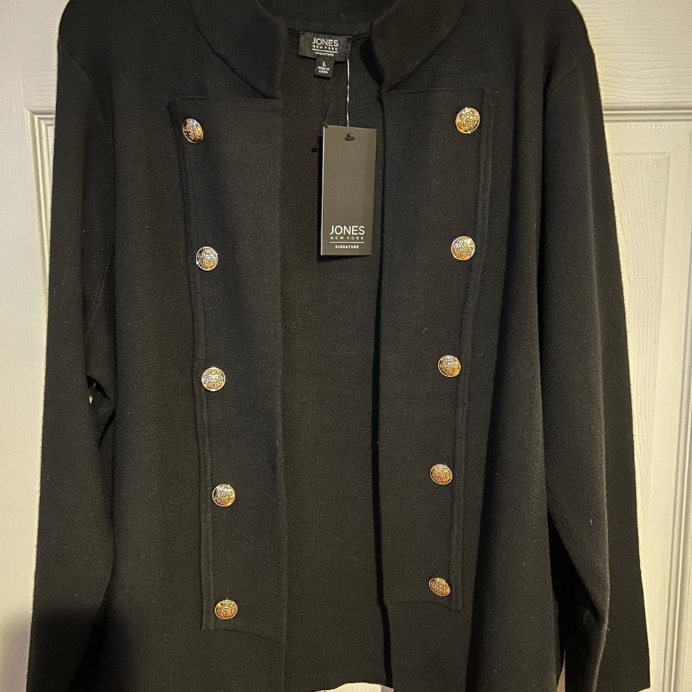 JONES NEW YORK Women's Long Sleeve Band Jacket